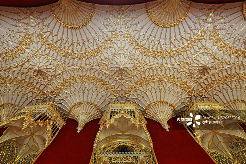 草莓山庄的长廊图片素材