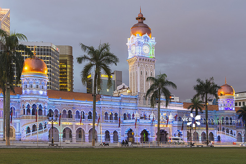 吉隆坡苏丹阿都沙末大厦，马来西亚图片素材