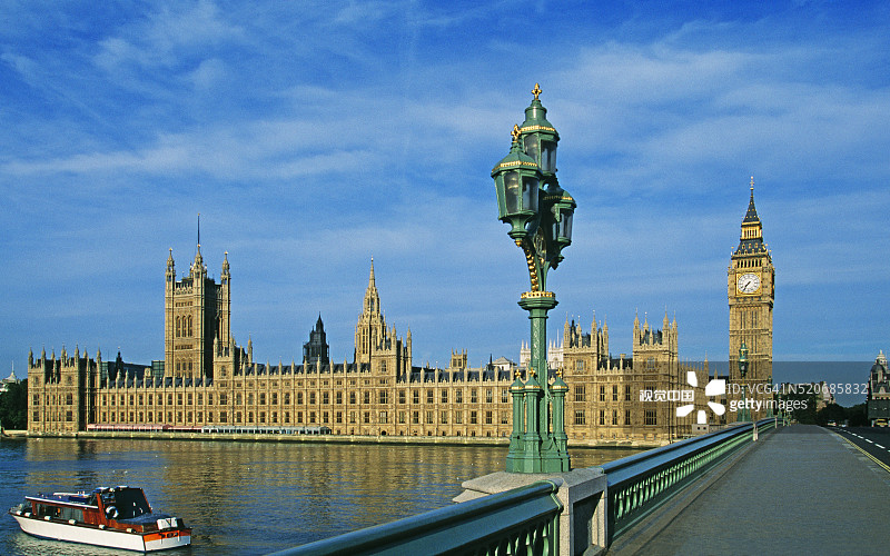 议会大厦和大本钟图片素材