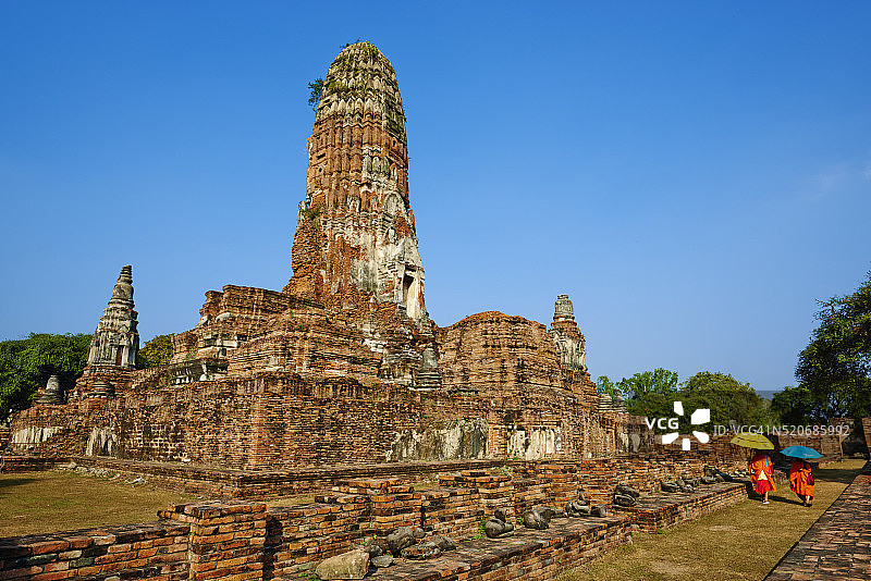 泰国大城府历史公园帕拉兰寺图片素材