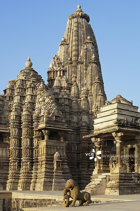 印度卡朱拉霍寺庙图片素材