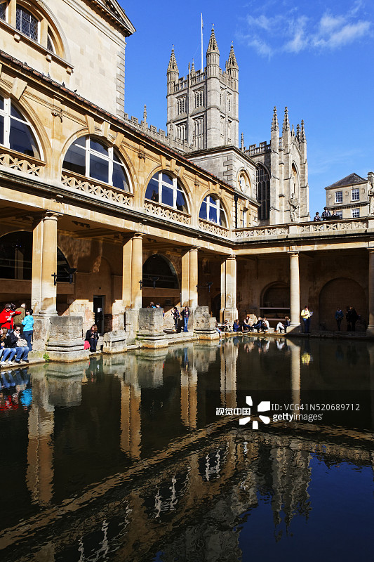 巴斯罗马浴场图片素材