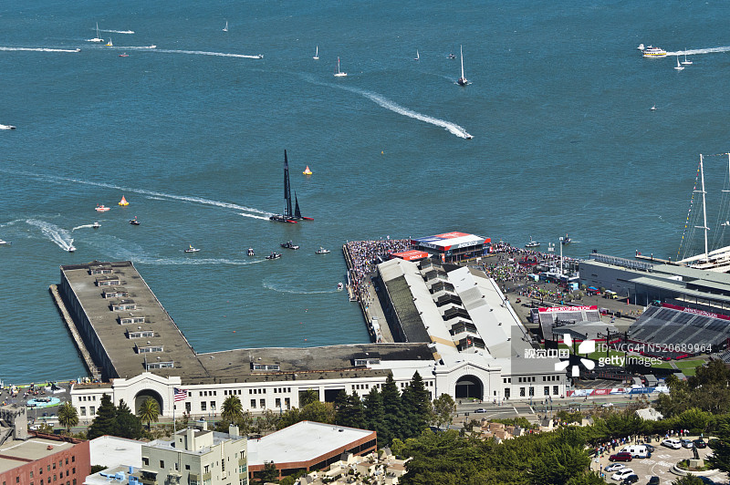 美洲杯帆船赛图片素材