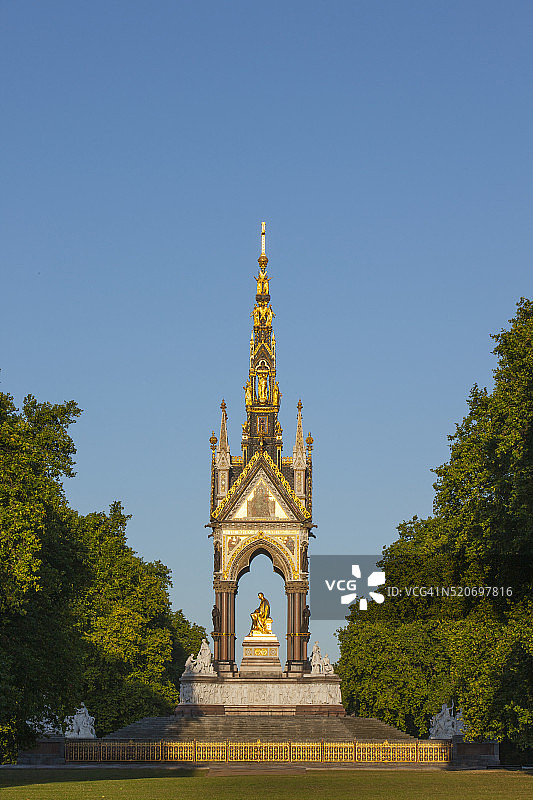 阿尔伯特纪念碑英国伦敦图片素材