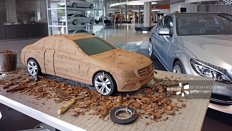 斯图加特的梅赛德斯-奔驰博物馆图片素材