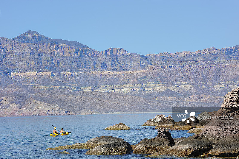 墨西哥下加利福尼亚州圣弗朗西斯科岛世界遗产图片素材