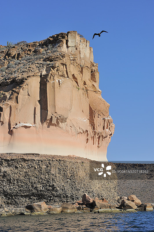 墨西哥下加利福尼亚州世界遗产埃斯皮里图桑托岛图片素材
