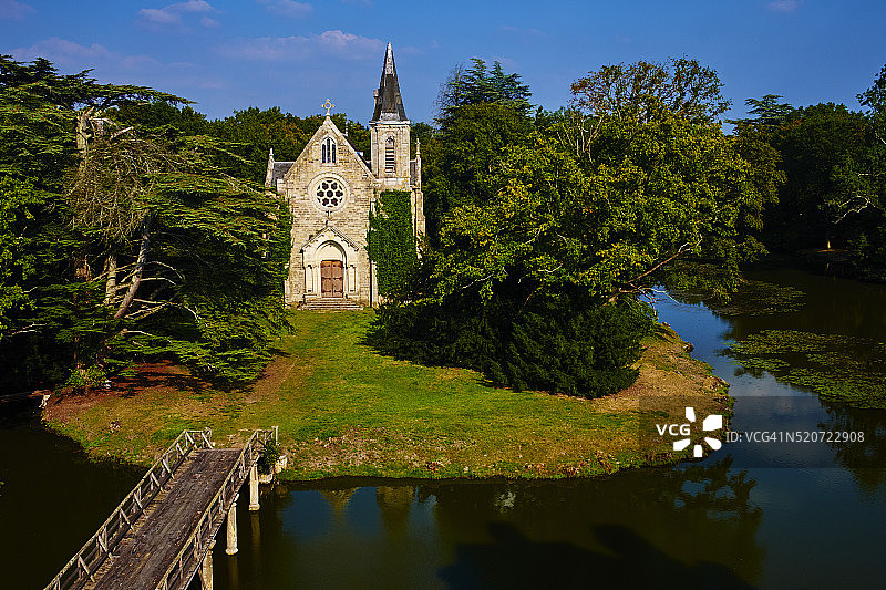 法国拉费泰圣欧班城堡图片素材