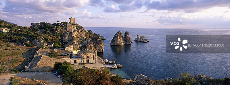 意大利西西里岛的斯科佩洛金枪鱼捕捞场图片素材