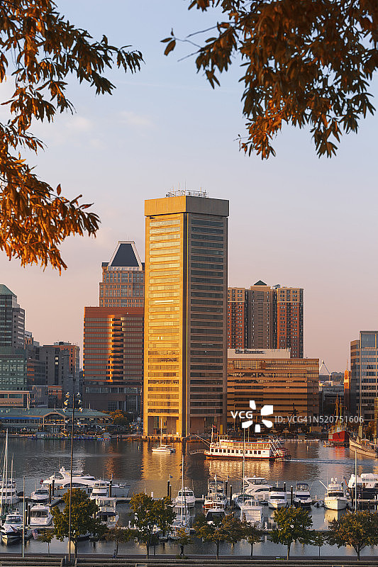 巴尔的摩内港图片素材