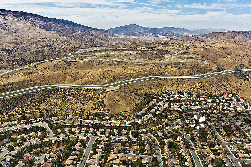 加利福尼亚输水渠图片素材