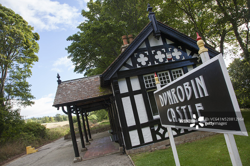 苏格兰邓罗宾火车站图片素材