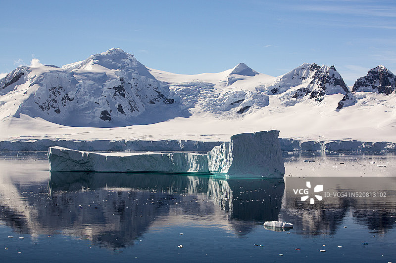 separating the Palmer Archipelago from the Antarctic Peninsular图片素材