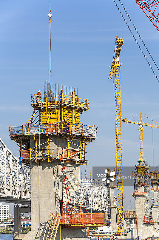 I-65桥梁建设图片素材