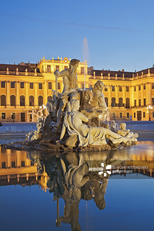 维也纳美泉宫图片素材