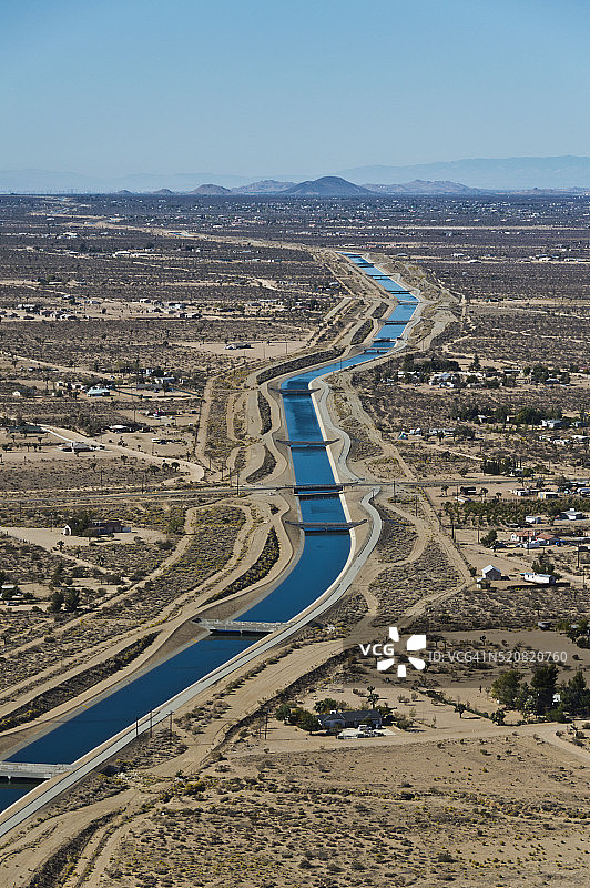 加利福尼亚输水渠图片素材