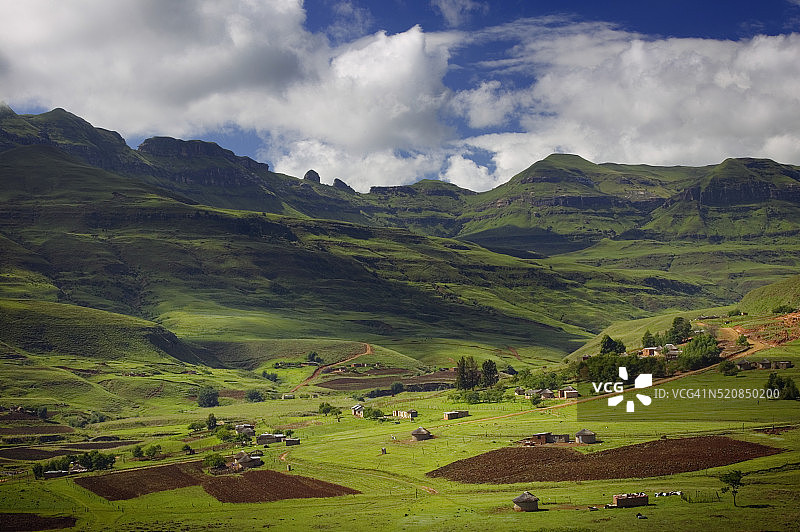 皇家纳塔尔国家公园的山景图片素材