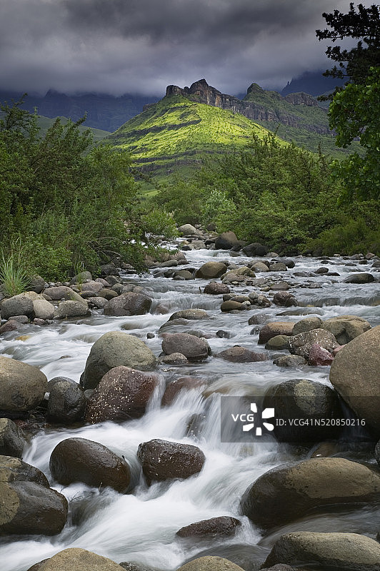 皇家纳塔尔国家公园的河流图片素材