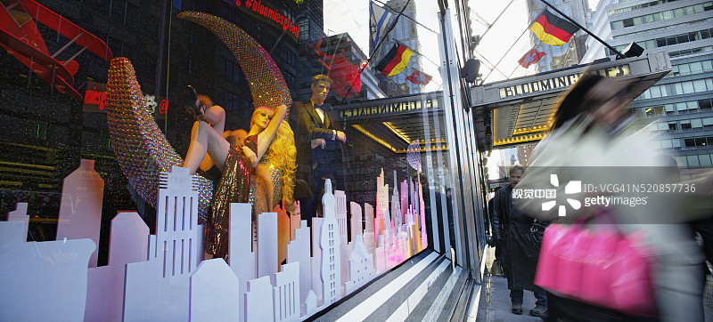 纽约市节日期间的布鲁明戴尔图片素材