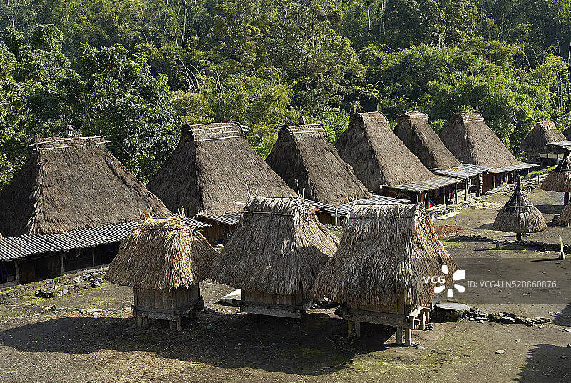 弗洛勒斯岛恩加达乡村图片素材