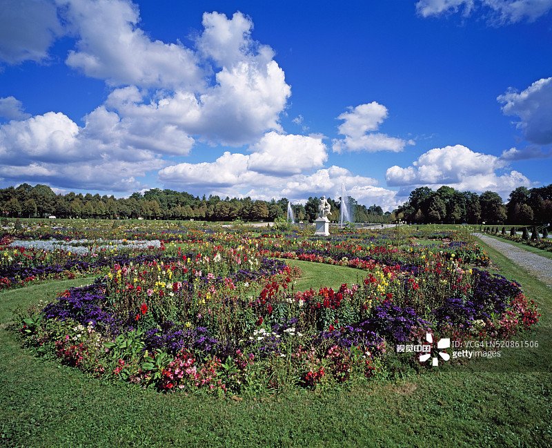 施莱斯海姆宫花园图片素材