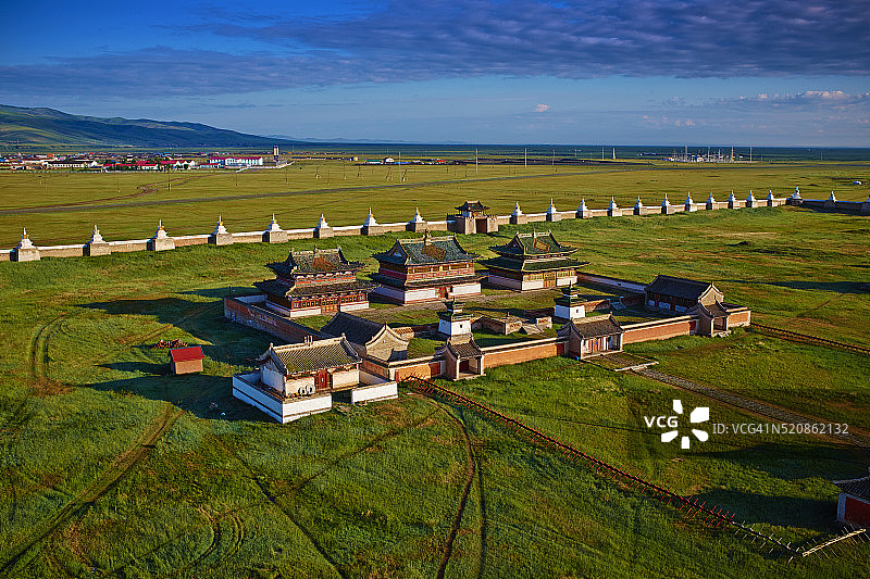 蒙古后杭爱省哈尔和林额尔德尼召寺图片素材