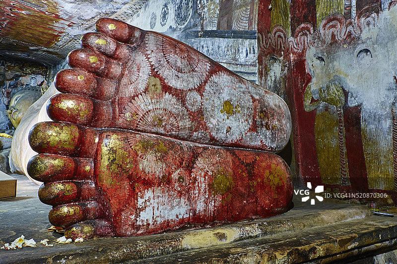 斯里兰卡丹布勒石窟寺图片素材