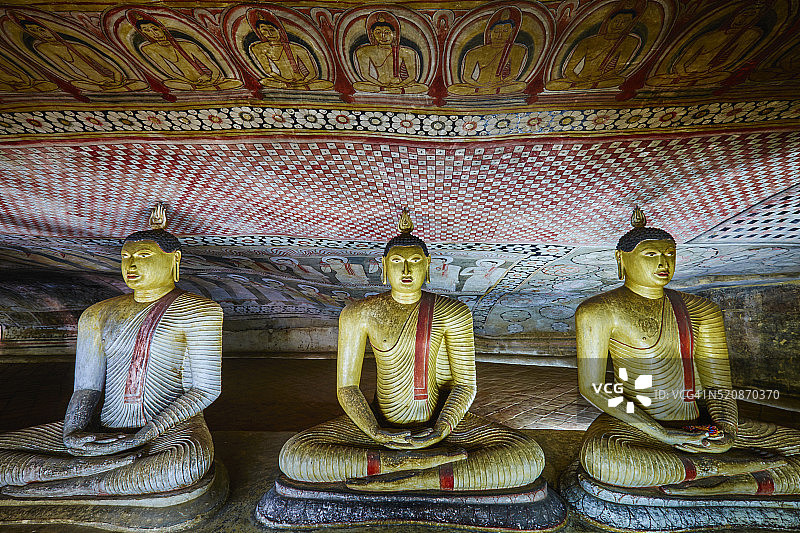 斯里兰卡丹布勒石窟寺图片素材