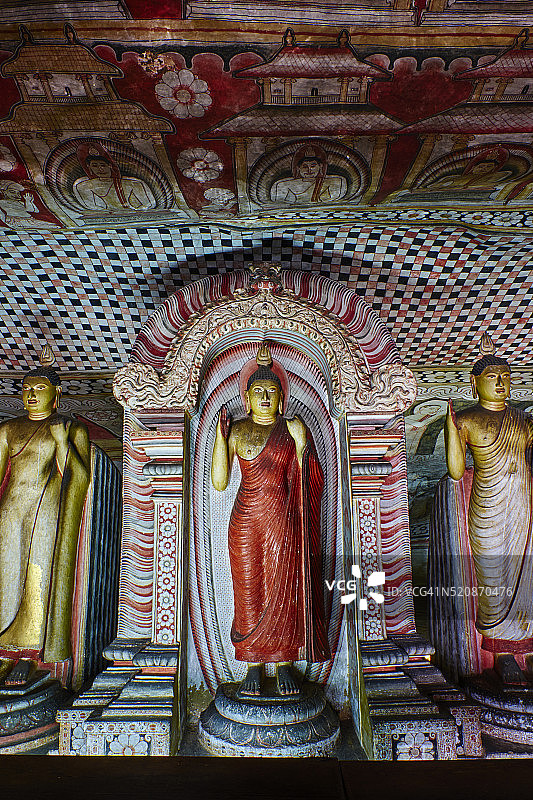 斯里兰卡丹布勒石窟寺图片素材