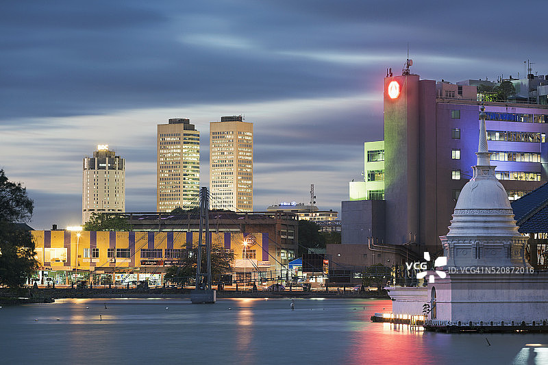 斯里兰卡科伦坡南贝拉湖风光图片素材