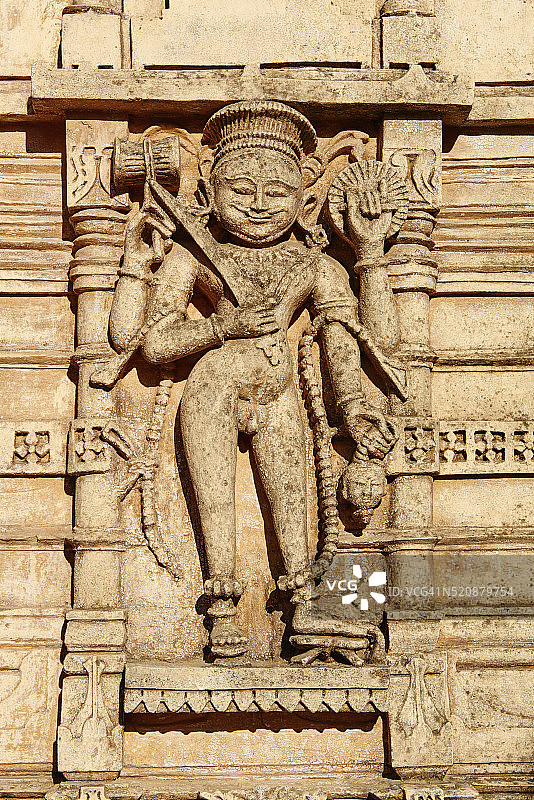 印度古吉拉特邦：帕利塔纳，Shatrunjaya寺庙图片素材