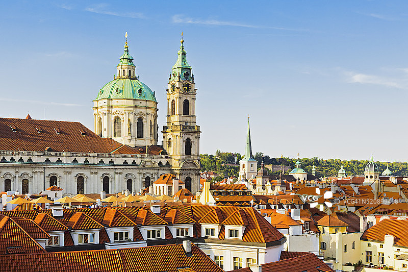 布拉格历史中心圣尼各老教堂图片素材