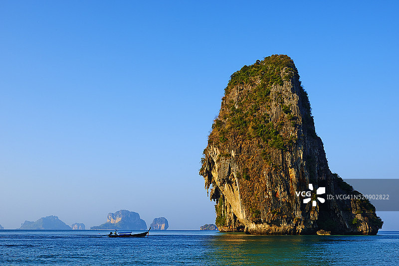泰国甲米府莱利海滩图片素材
