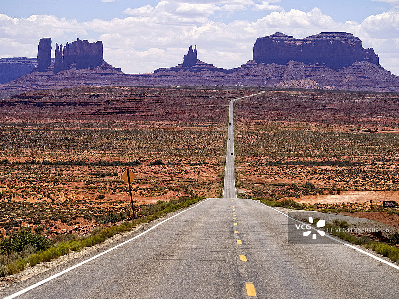 犹他州163号公路纪念碑谷风光图片素材