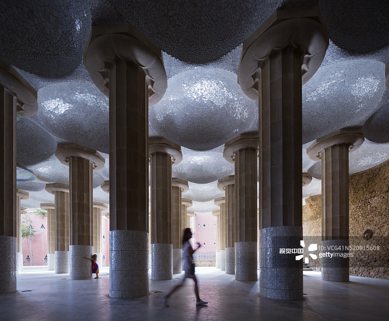 巴塞罗那奎尔公园图片素材