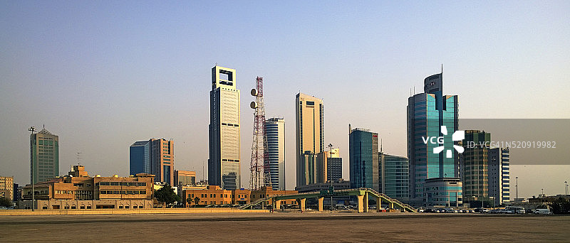 科威特市中心的摩天大楼图片素材