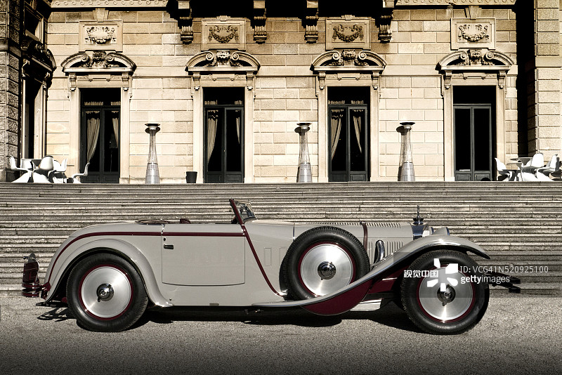1928年梅赛德斯-奔驰680S鱼雷跑车图片素材