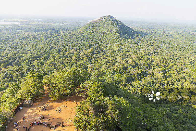 斯里兰卡丹布勒锡吉里耶或狮子岩图片素材
