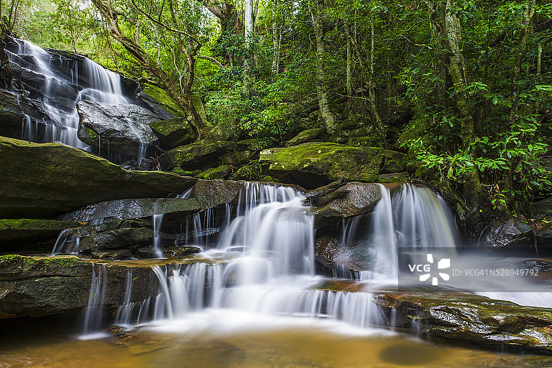 下萨默斯比瀑布图片素材