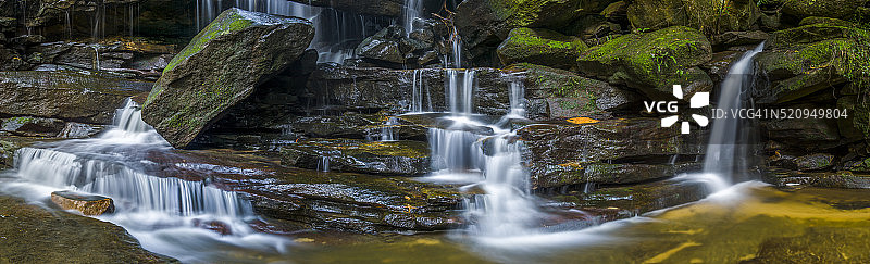 下萨默斯比瀑布图片素材