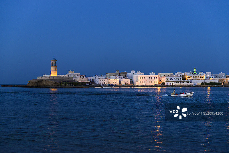 阿曼苏尔沿海城市景色图片素材