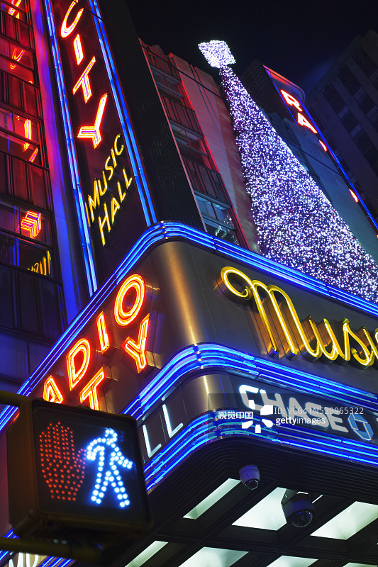 无线电城音乐厅图片素材