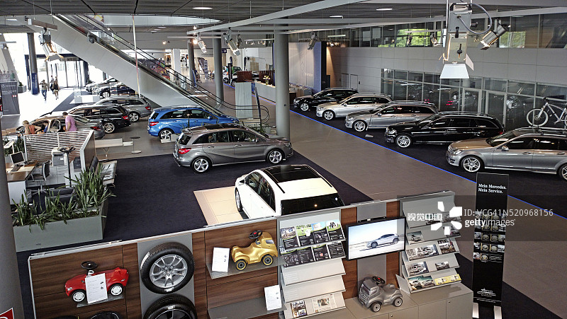 斯图加特的梅赛德斯-奔驰博物馆图片素材