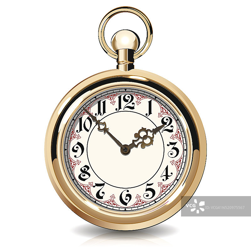 金色复古手表图片素材