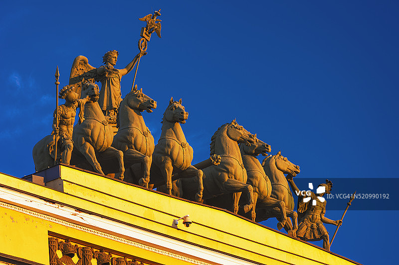 皇宫广场凯旋门图片素材