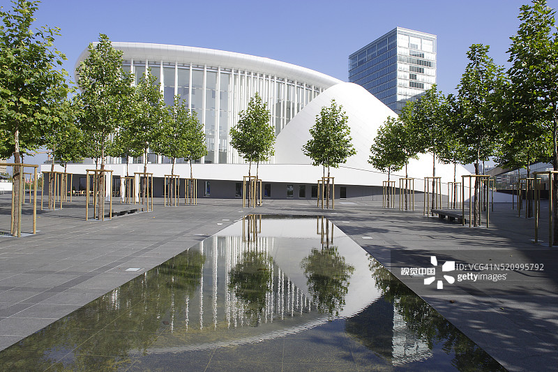 基希贝格高原的爱乐音乐厅图片素材