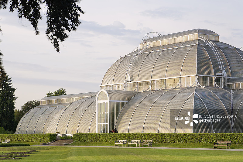 英国伦敦邱园棕榈屋图片素材