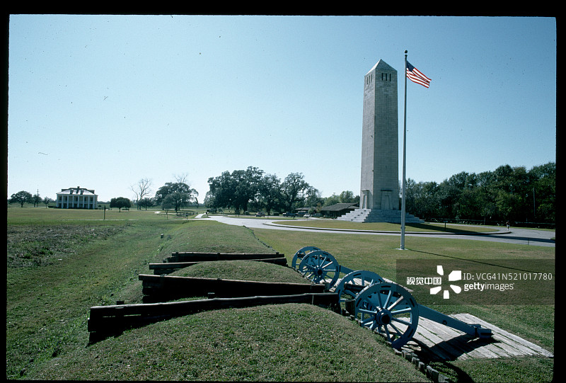 让·拉菲特国家历史公园的沙尔梅特战场图片素材