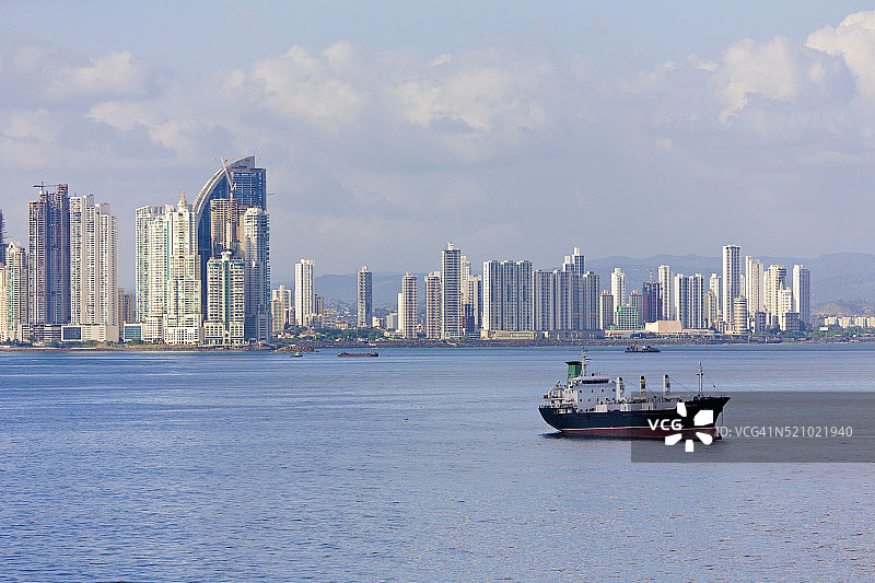 巴拿马城天际线图片素材