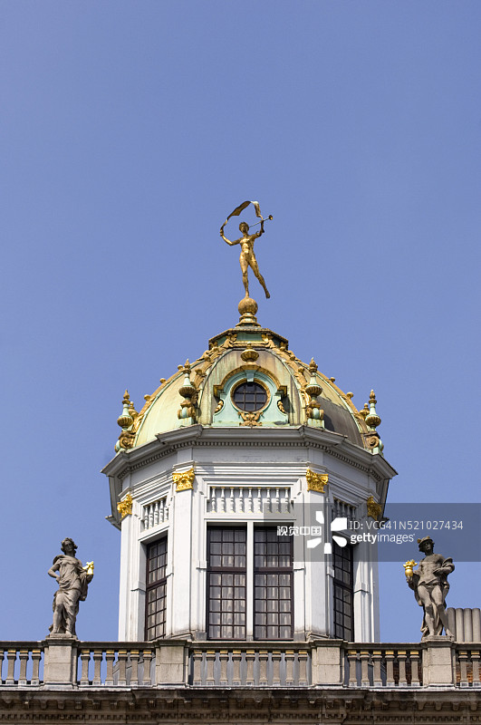 布鲁塞尔大广场的细节图片素材